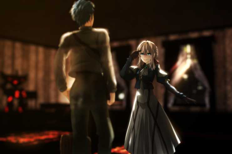 【美术插画】acg绘画：紫罗兰永恒花园插图5