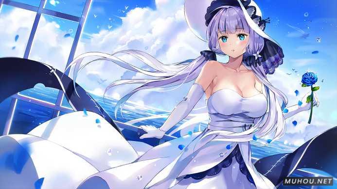 【美术插画】acg绘画：碧蓝航线，企业插图1