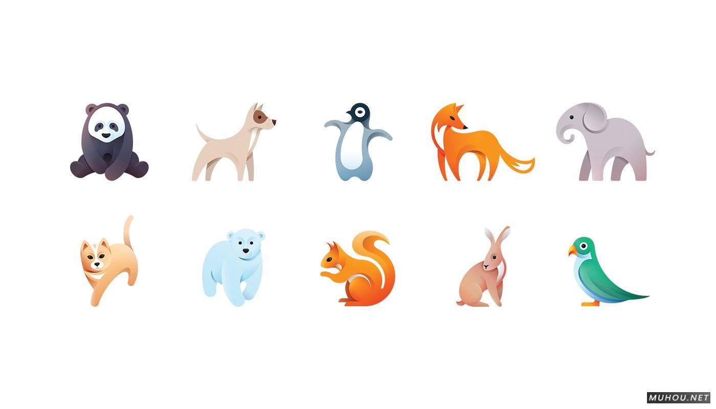 【标志设计】24个动物LOGO设计