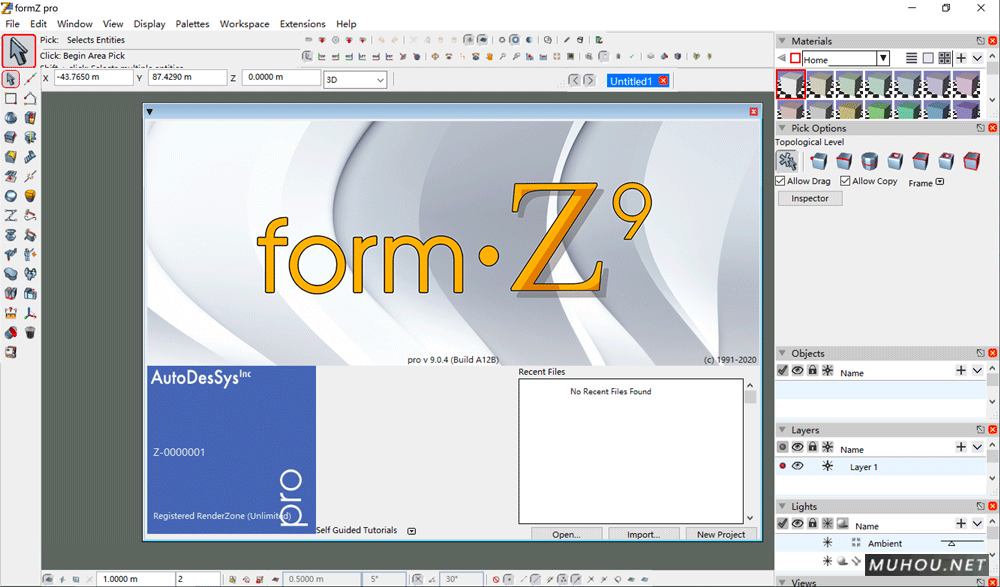 form-Z Pro 9.0.4 Build A12B x64破解版免费下载