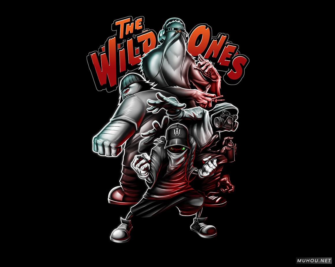 【标志设计】美国Dayne Henry Jr插画版动物头像LOGO设计 [41P]