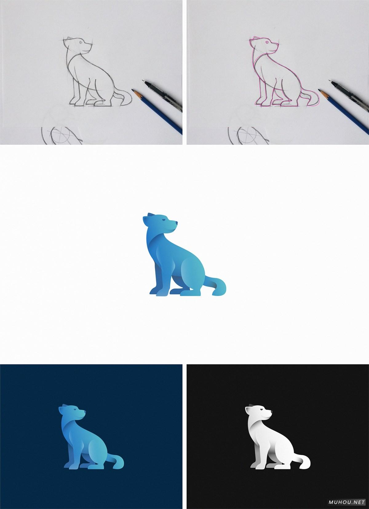 【标志设计】以色列Yuri Kartashev彩色几何动物图形LOGO设计 [70P] 2/2