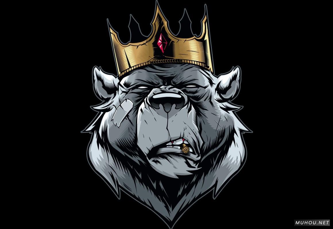 【标志设计】美国Dayne Henry Jr插画版动物头像LOGO设计 [41P]