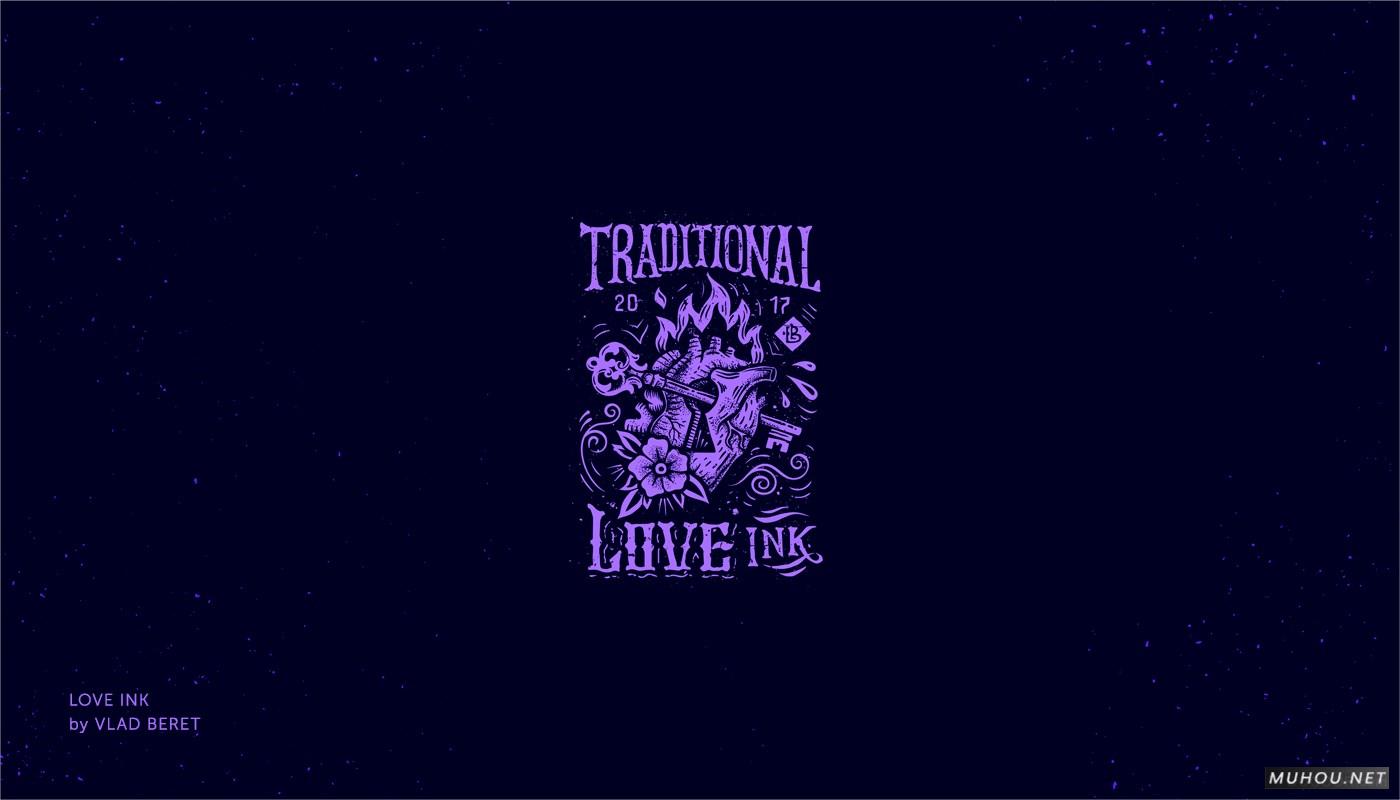 【标志设计】情人节爱情GIF动态LOGO设计 [31P]