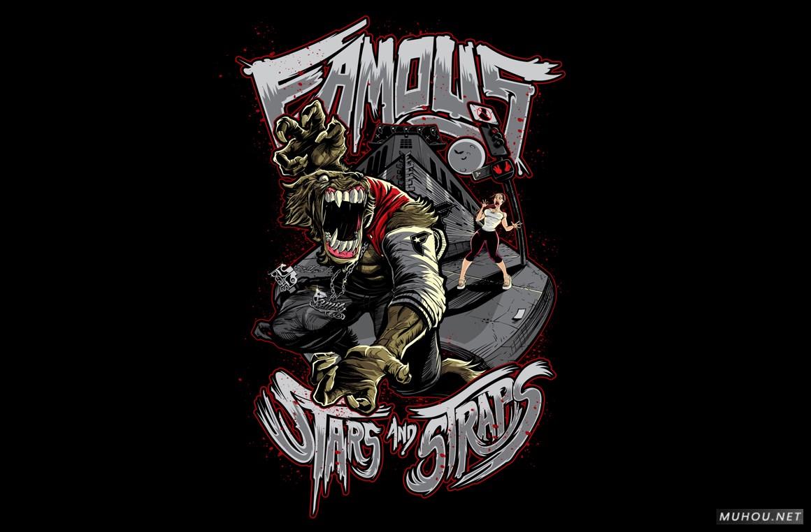 【标志设计】美国Dayne Henry Jr插画版动物头像LOGO设计 [41P]