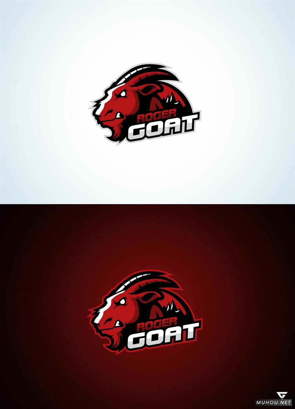 【标志设计】TRAVIS粗犷笔触动物体育LOGO设计 [13P]