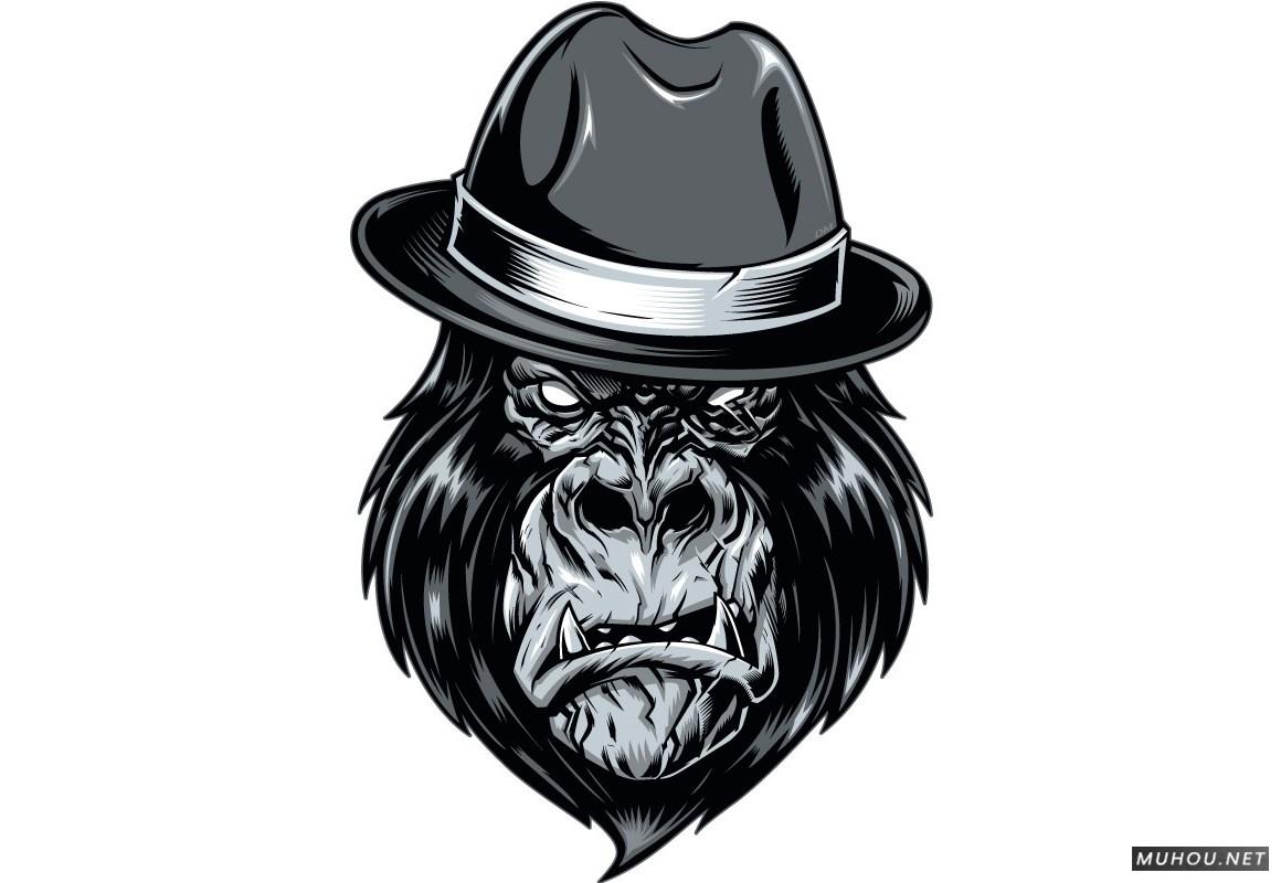 【标志设计】美国Dayne Henry Jr插画版动物头像LOGO设计 [41P]