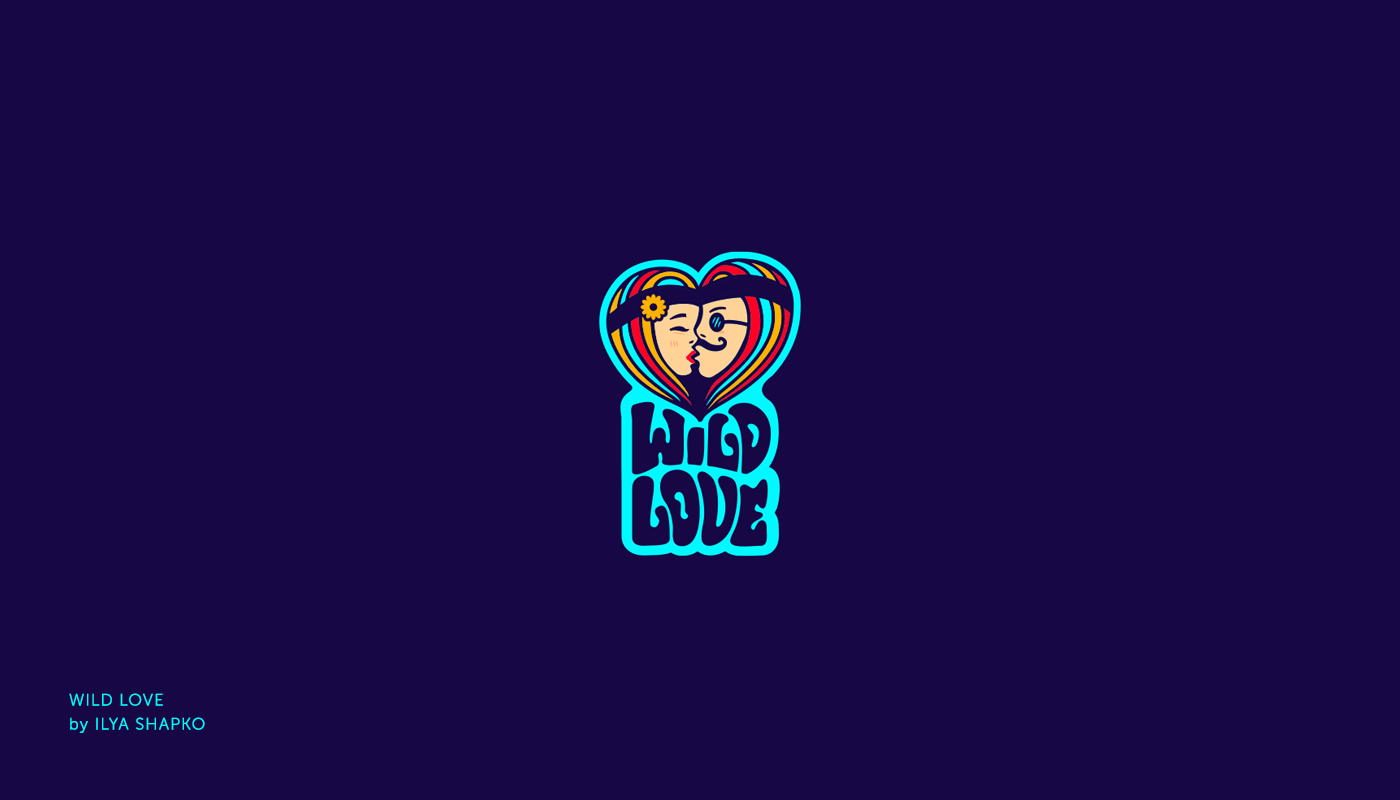 【标志设计】情人节爱情GIF动态LOGO设计 [31P]