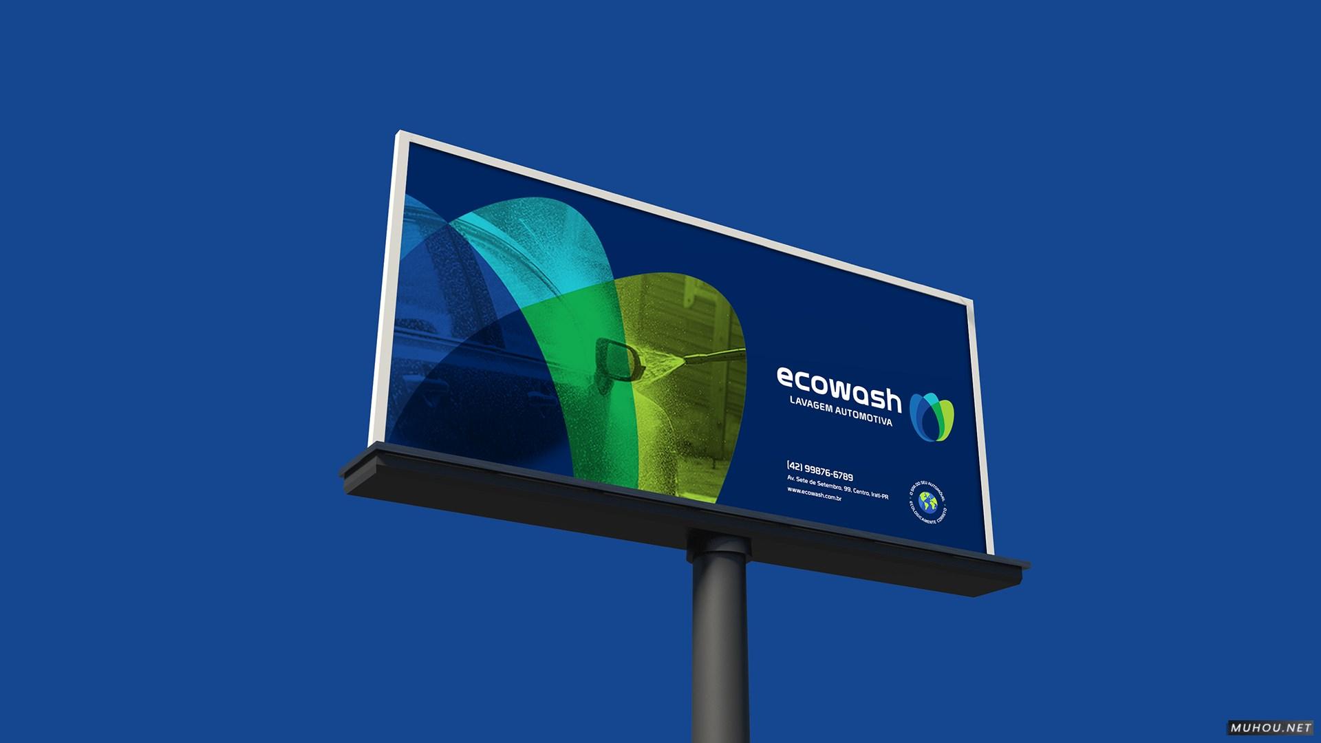 【标志设计】ECOWASH汽车行业LOGO设计 [20P]