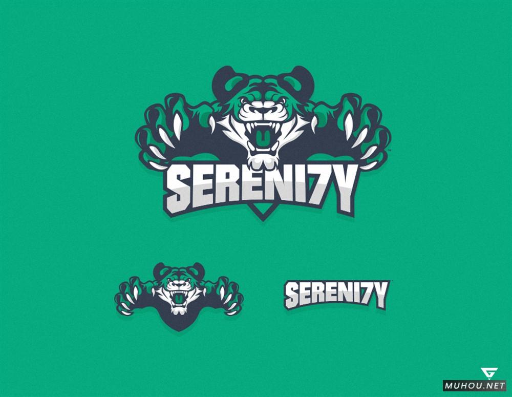 【标志设计】TRAVIS粗犷笔触动物体育LOGO设计 [13P]