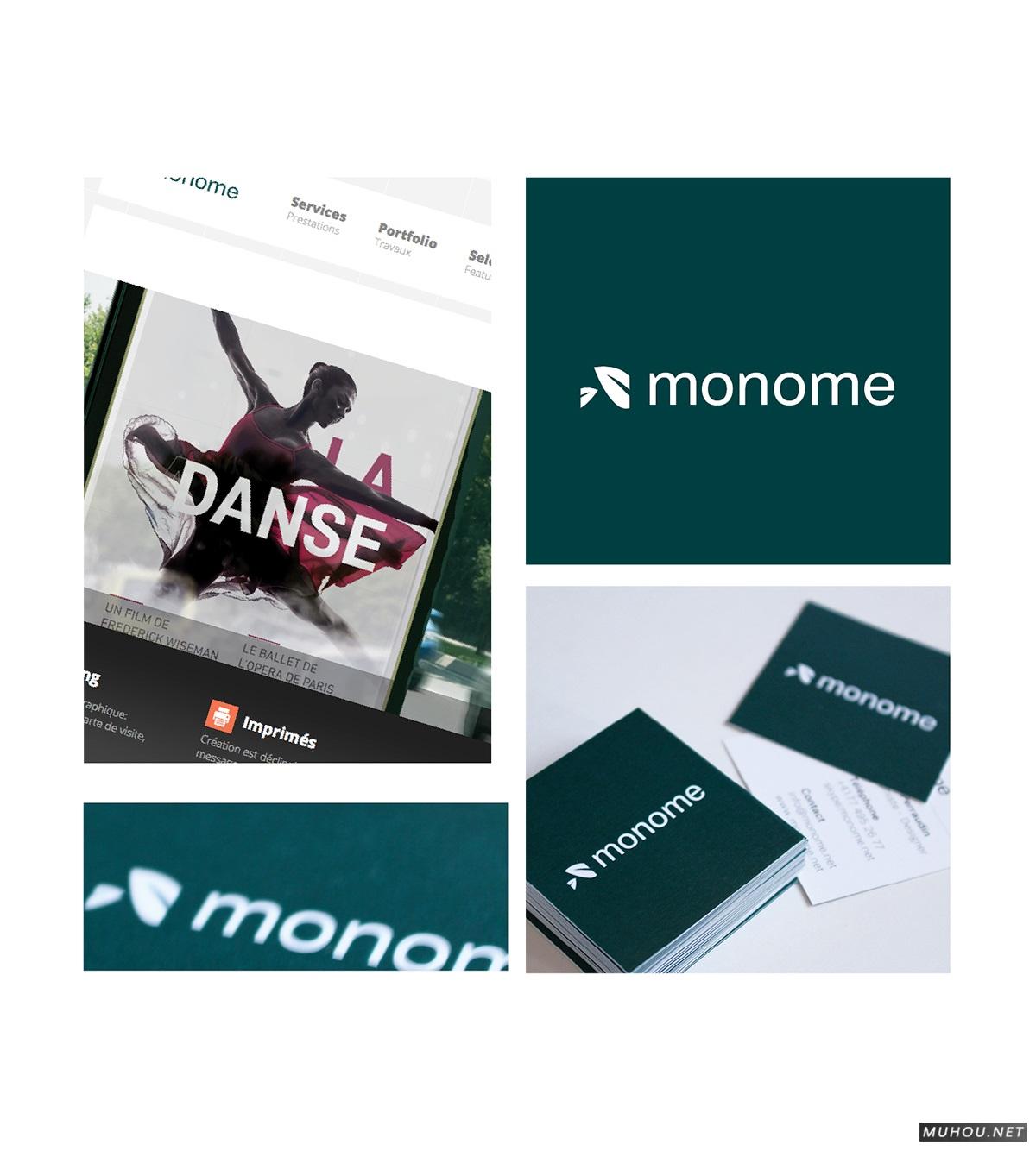 【标志设计】MONOME清新新鲜商务LOGO设计作品 [59P] B