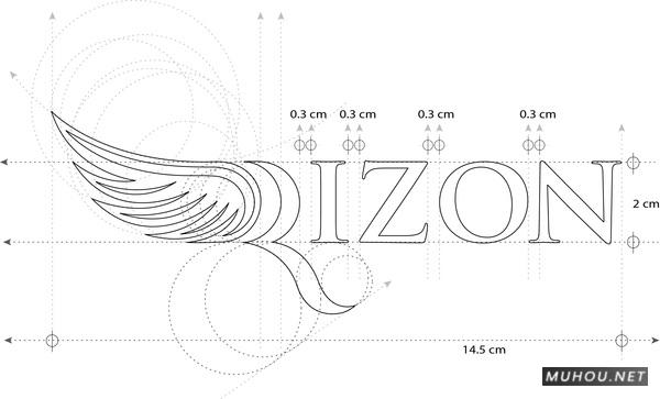 【标志设计】规圆分色法LOGO设计案例5套-鸟人飞机&铅笔树[18P]