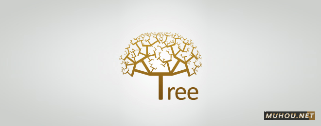 【标志设计】40个创意树木Logo设计灵感