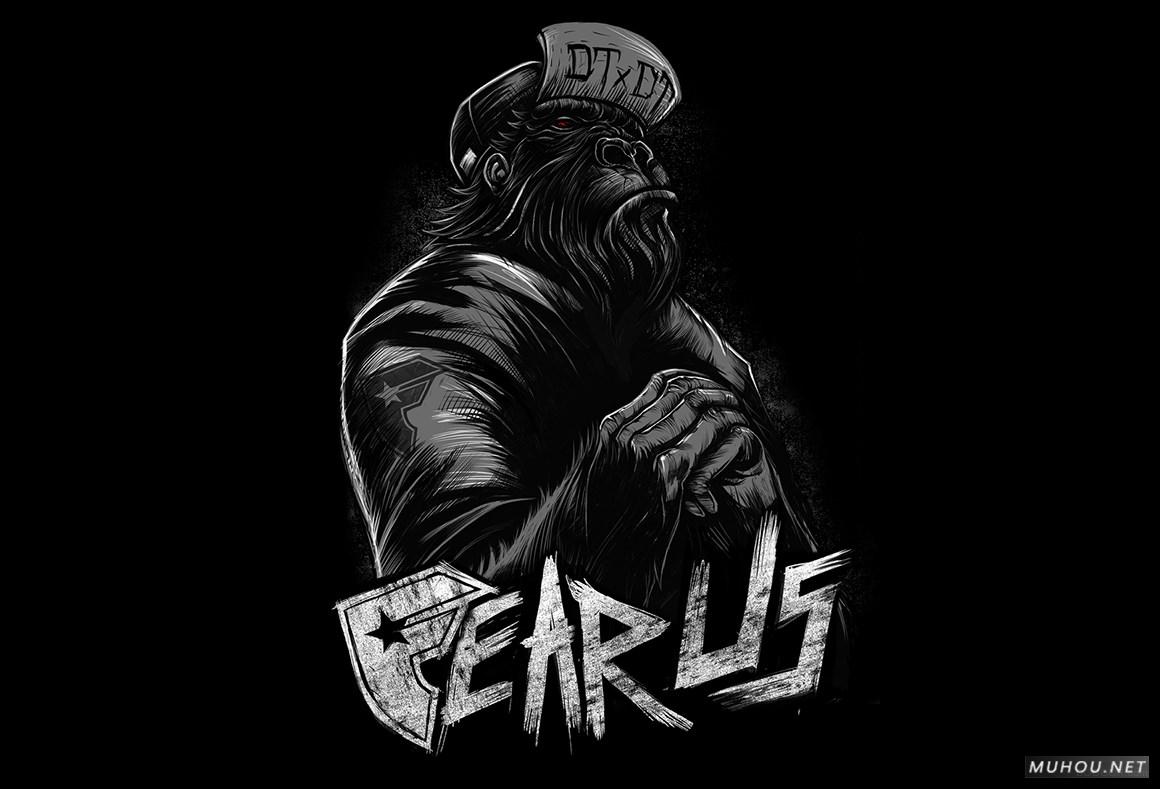 【标志设计】美国Dayne Henry Jr插画版动物头像LOGO设计 [41P]