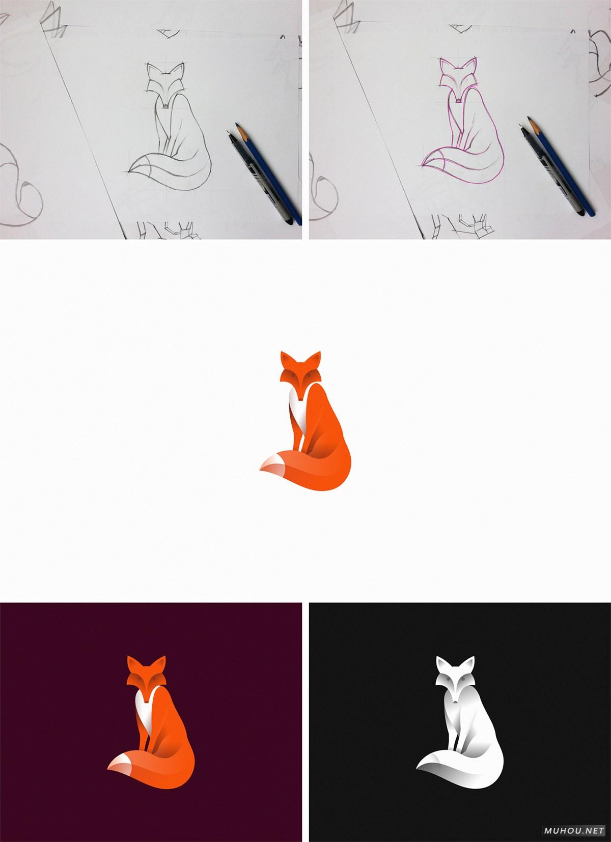 【标志设计】以色列Yuri Kartashev彩色几何动物图形LOGO设计 [70P] 2/2