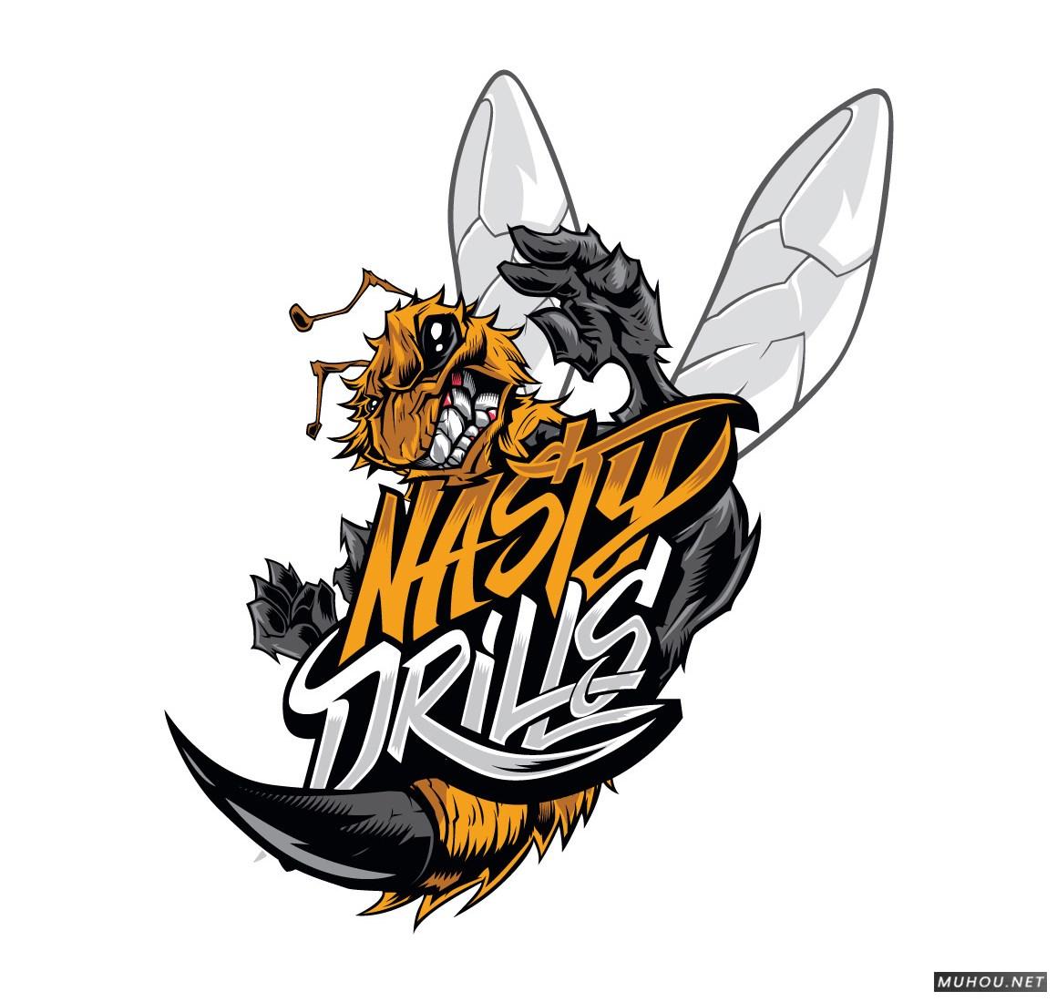 【标志设计】美国Dayne Henry Jr插画版动物头像LOGO设计 [41P]