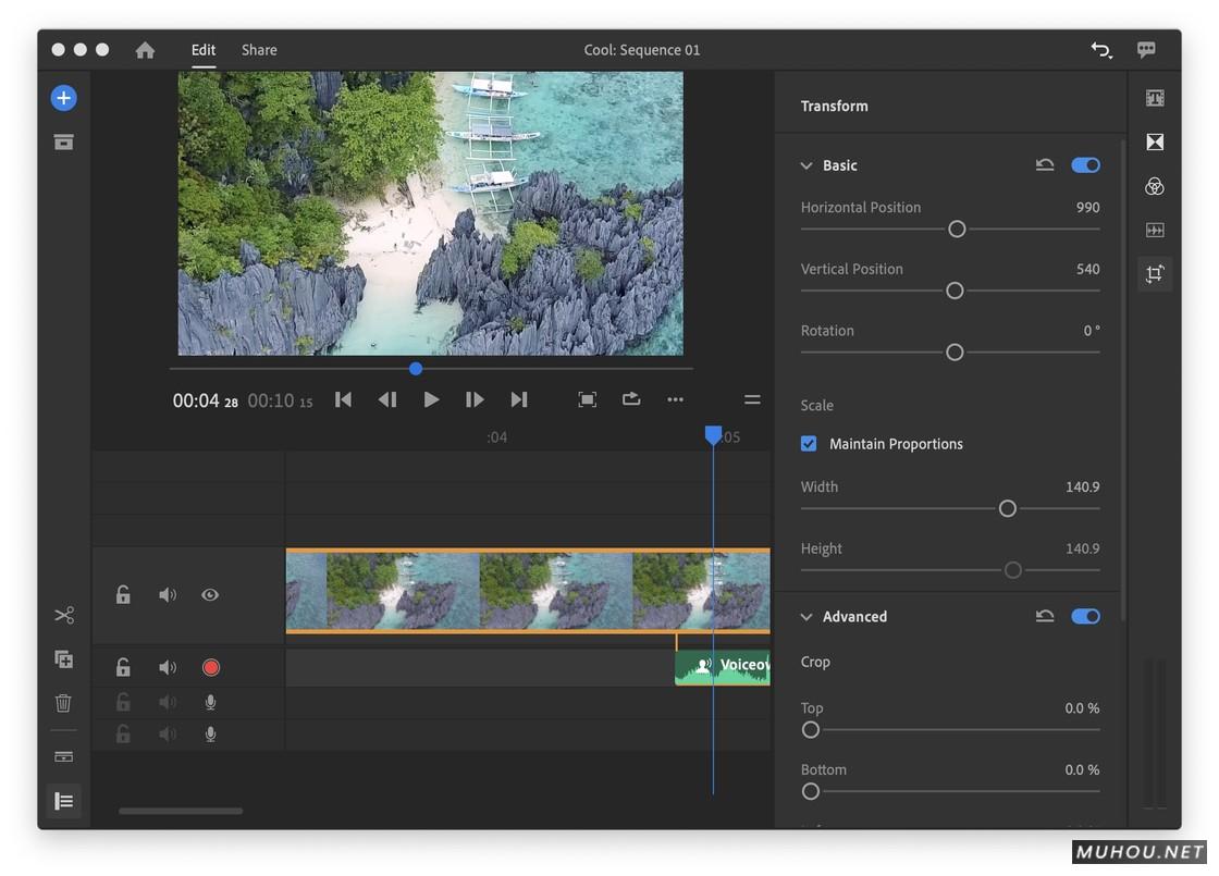 轻量视频编辑软件Adobe Premiere Rush CC v1.5.12.554 Multi Win x64破解版免费下载