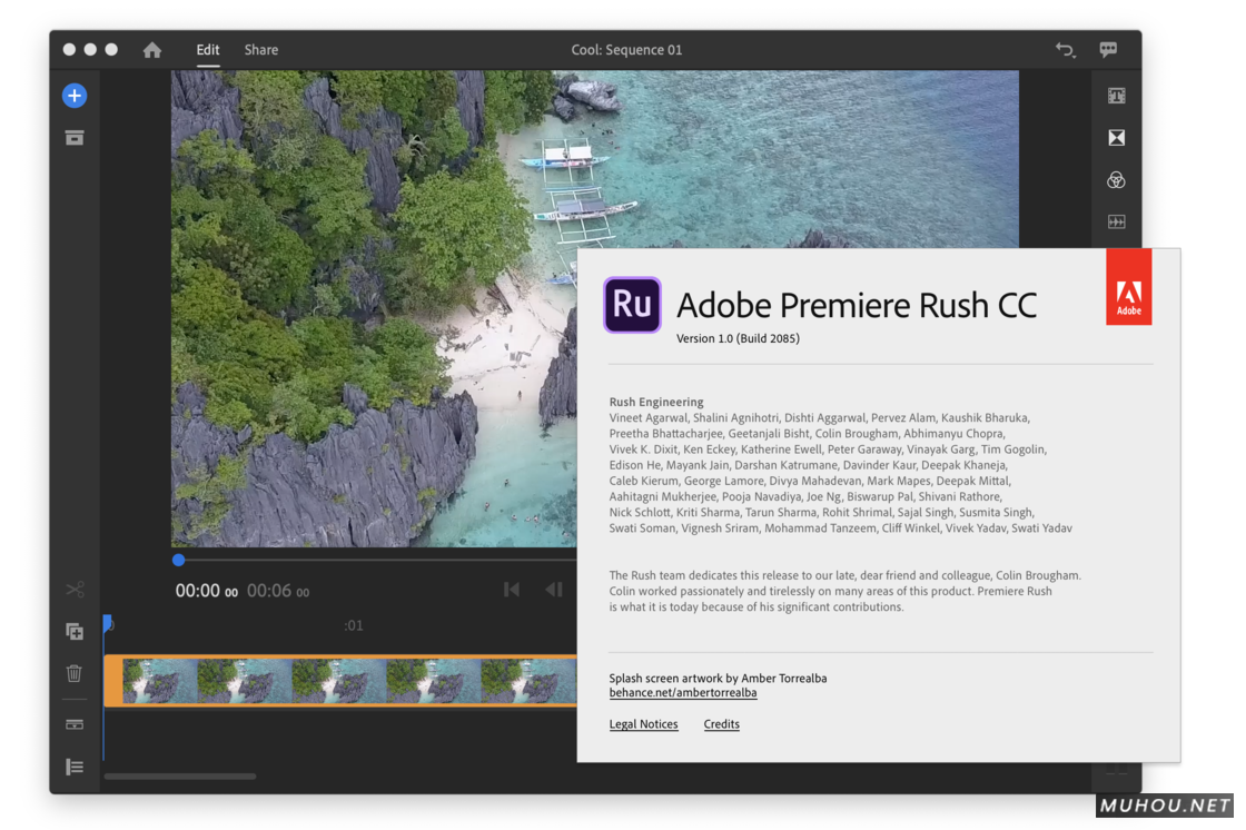 轻量视频编辑软件Adobe Premiere Rush CC v1.5.12.554 Multi Win x64破解版免费下载