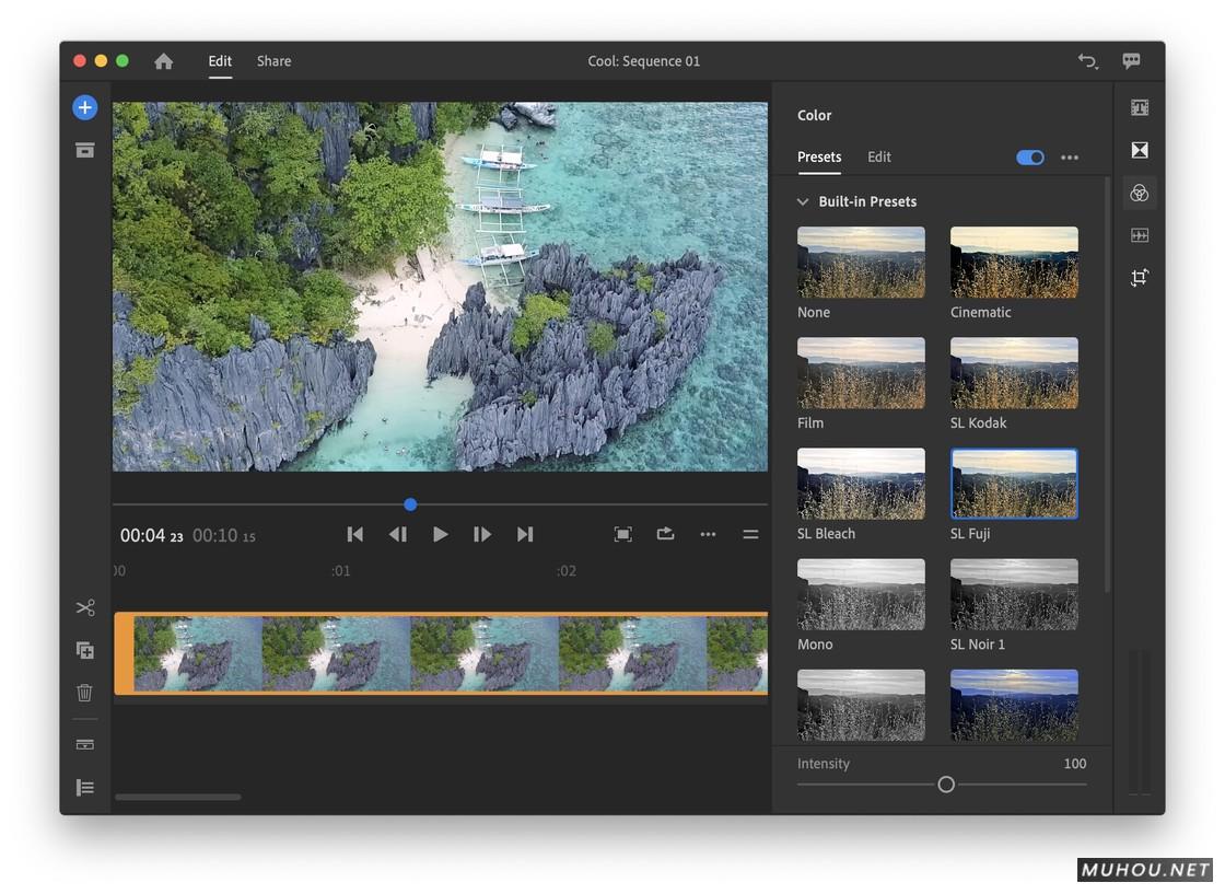 轻量视频编辑软件Adobe Premiere Rush CC v1.5.12.554 Multi Win x64破解版免费下载