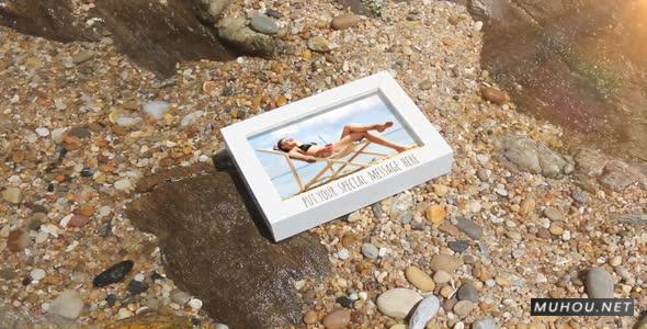 AE模板|海边自然沙滩相册照片展示片头免费模板AE素材插图