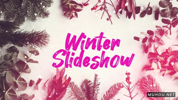 PR模板|冬季圣诞节视频相册包装图文模板#Winter Holiday Slideshow插图