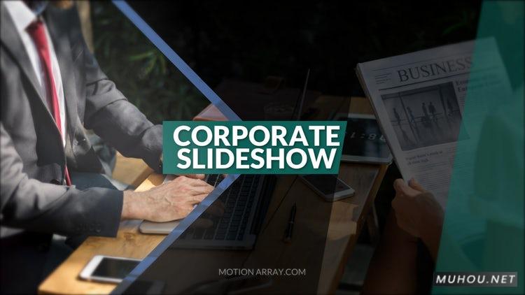 PR模板|公司幻灯片多元素动画包装视频#Corporate Slideshow插图