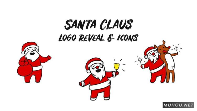 PR模板|圣诞老年人创意卡通手绘包元素视频模板#Santa Claus. Hand Drawn Pack插图
