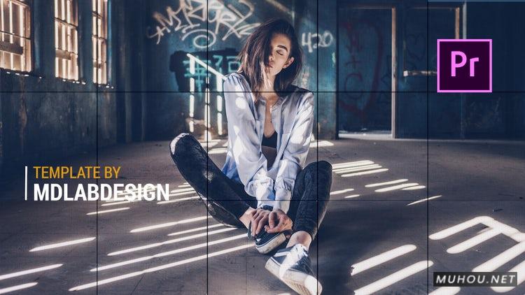 PR模板|琳达-时尚幻灯片格子分割特效视频模板#Linda - Fashion Slideshow