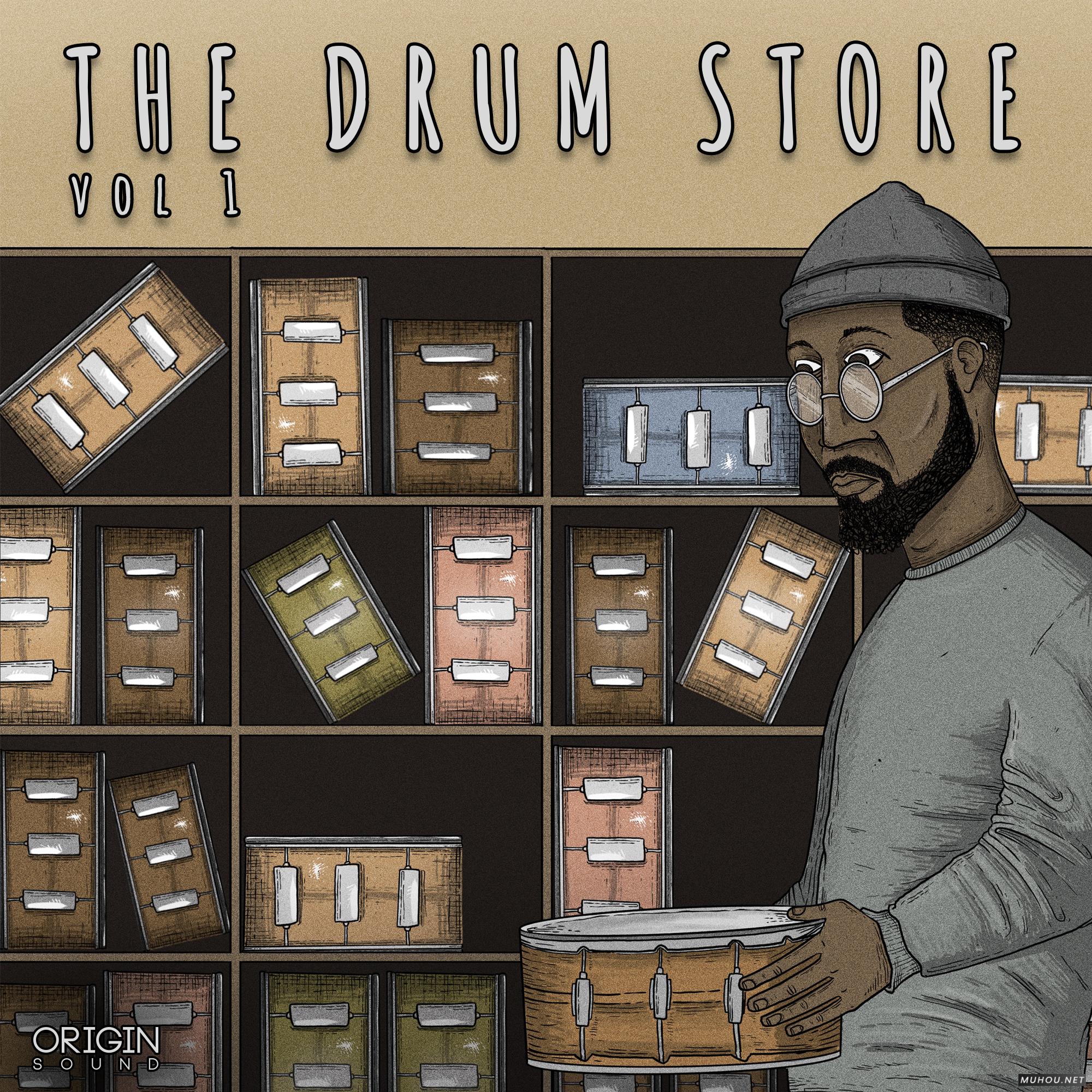 嘻哈鼓v1Origin Sound The Drum Store Volume 1 WAV-DISCOVER音色文件免费下载插图
