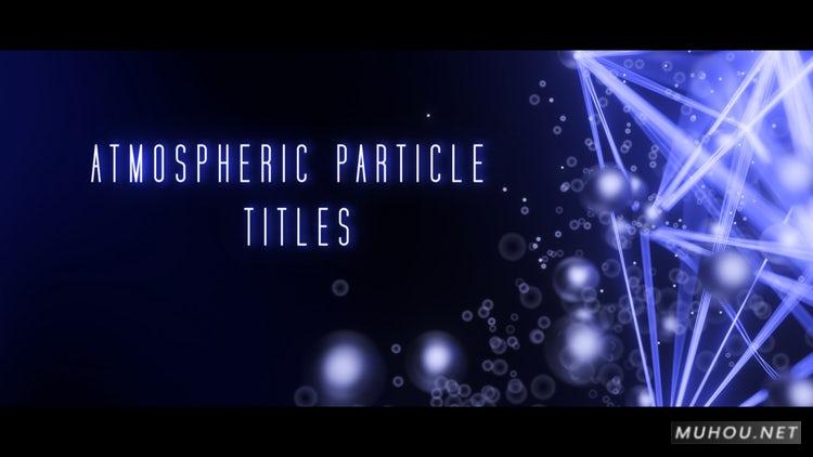 PR模板|大气粒子标题发光元素碰撞片头模板#Atmospheric Particle Titles插图