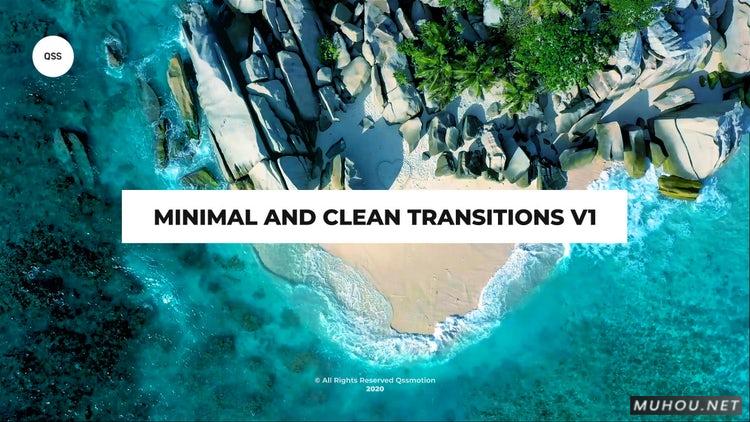 PR模板|创造性动画干净过渡视频PR视频相册下载#Clean Transitions For Premiere Pro