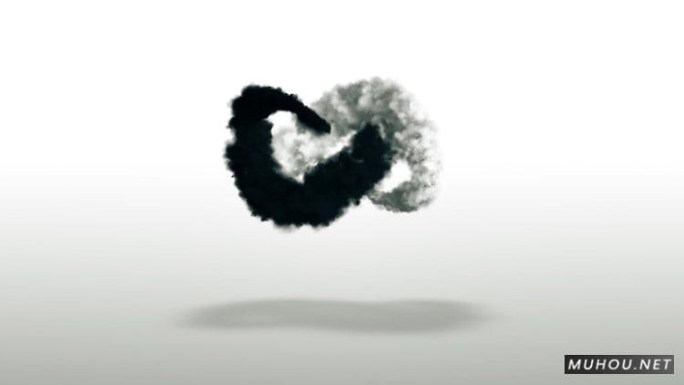 PR模板|水墨黑烟标志露出logo视频#Dark Smoke Logo Reveal插图