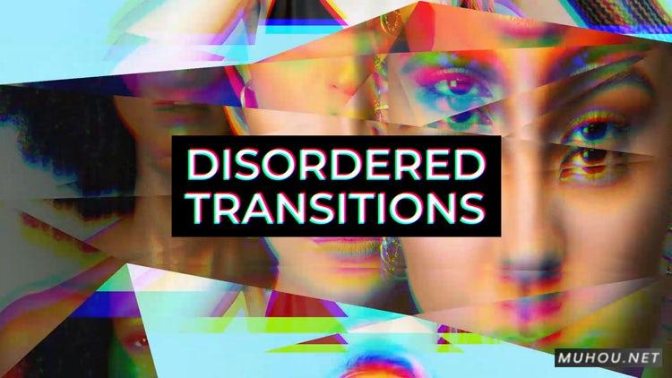 PR模板|无序跃迁RGB分割动画视频转场效果#Disordered Transitions