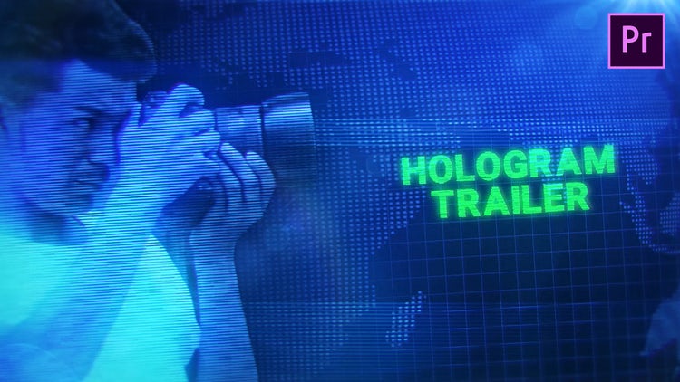 PR模板|全息预告片科技广告片头模板#Hologram Trailer插图