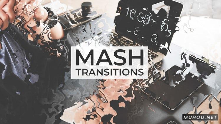 PR模板|混合过渡12组流畅转场视频模板#Mash Transitions插图
