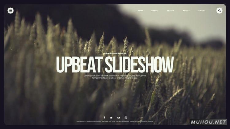 PR模板|现代乐观幻灯片特效视频模板下载#Modern Upbeat Slideshow插图