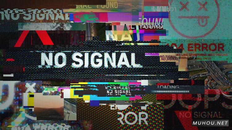 无信号转换雪花画面丢失视频PR模板|#No Signal Transitions插图