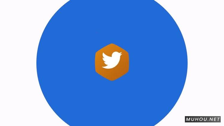 PR模板|简单的五颜六色平面标志mg动画视频模板#Simple Flat Logo