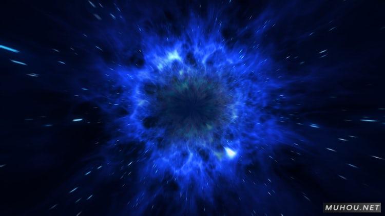 PR模板|空间黑洞宇宙循环logo标志动画pr素材视频#Space Hole Logo