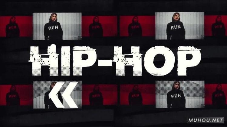 PR模板|HIPHOP街头街舞杂质创意标题片头视频模板#Street Grunge Opener