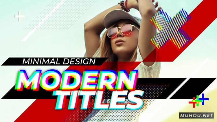 PR模板|时髦的排版标题全屏动画视频模板#Trendy Typography Titles