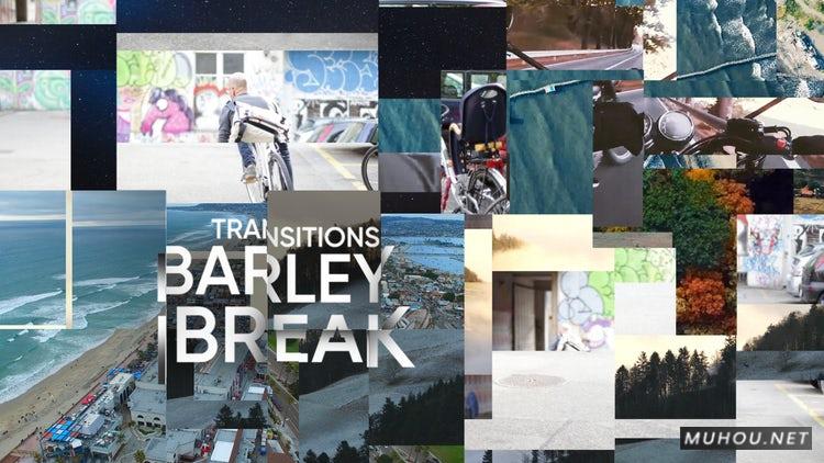 PR模板|大断裂转变超级转场过渡视频模板#Barley-Break Transitions