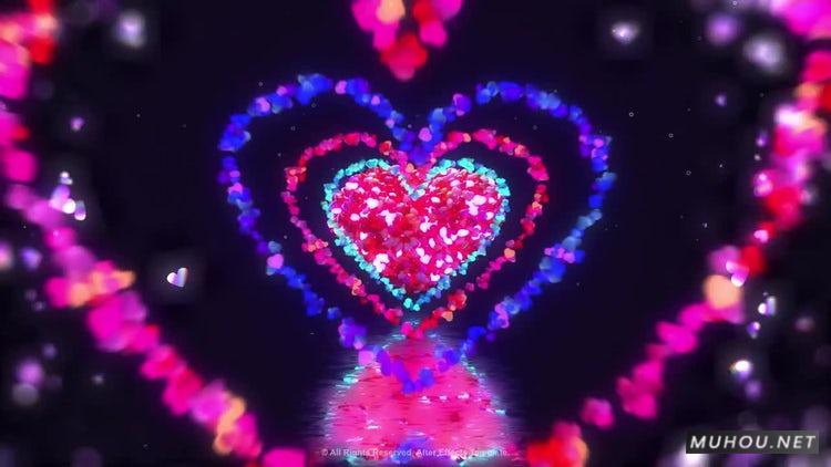 PR模板|情人节三维粒子爱心标志#Valentine's Day Logo
