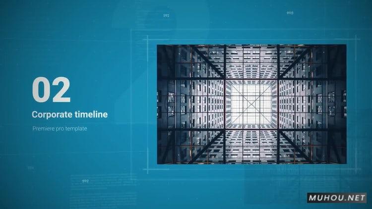 PR模板|公司时间表动态企业时间轴年鉴视频模板#Corporate Timeline