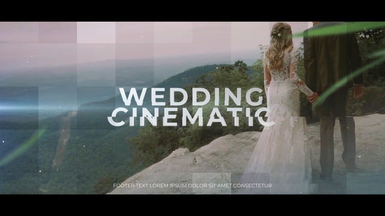 PR模板|婚礼电影质感宣传片视频模板#Wedding Cinematic Promo插图