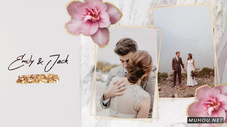 PR模板|幻灯片浪漫鲜花爱情视频相册#Slideshow插图