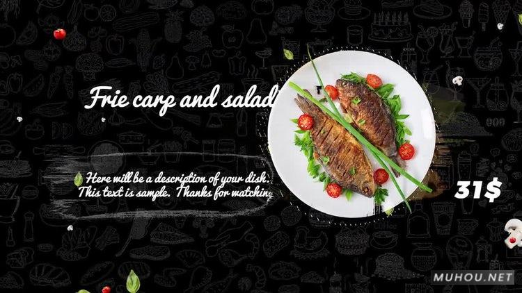 PR模板|食品菜单促销广告过渡视频模板#Food Menu Promo