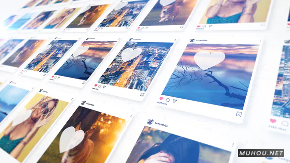 AE模板|简洁社交媒体LOGO标志片头AE模板视频素材 Instagram Intro插图