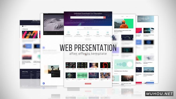 AE模板|网页演示宣传网站设计推广模板#Web Presentation插图