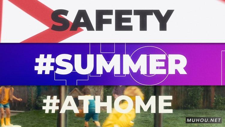 AE模板|夏季在家-动态视频设计模板#Summer At Home - Dynamic Opener插图